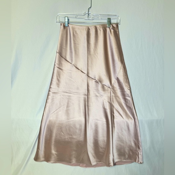 böhme Silk Champagne Skirt - Picture 1 of 3